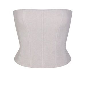 FLEECE LOUNGE CORSET (medium) NEW, light heather grey